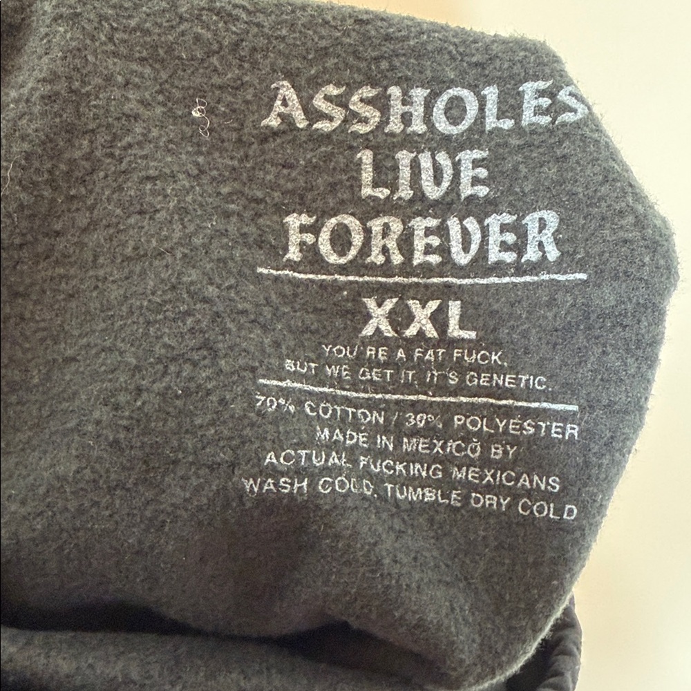 Sarcastic Women's Black Graphic Hoodie - Picture 2 of 5
